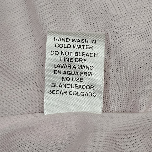 NWT Entro Mini Dress Womens L Floral Ruffle Sleeve Pink Orange Pastel - Picture 9 of 9